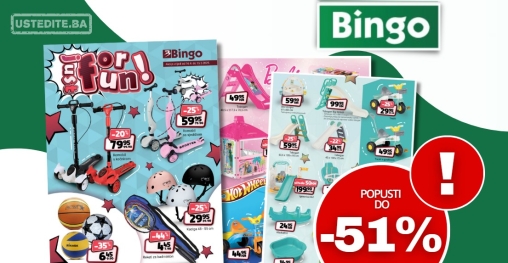 Bingo katalog ZABAVA ZA DJECU 16.4-15.5.2025.