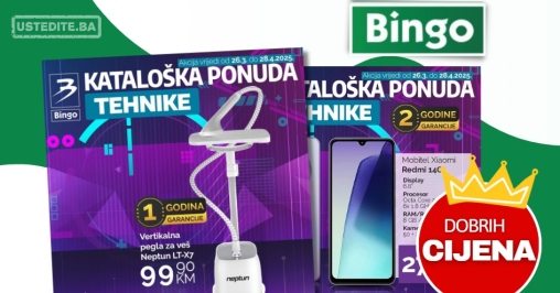 Bingo TEHNIKA  – akcija do 28.4.2025.