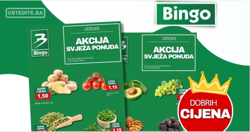 Bingo SVJEŽA PONUDA 17-20.4.2025.