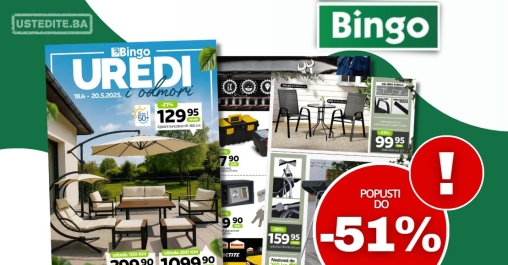 Bingo katalog UREDI I ODMORI 18.4-20.5.2025.