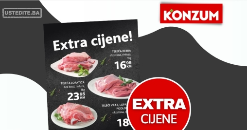 Konzum akcija MESO – do 28.4.2025.