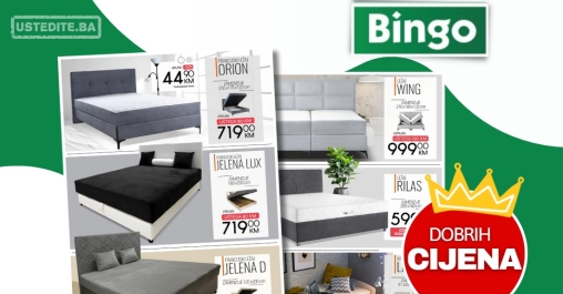 Bingo SPAVAĆA SOBA – sniženje do 4.5.2025.