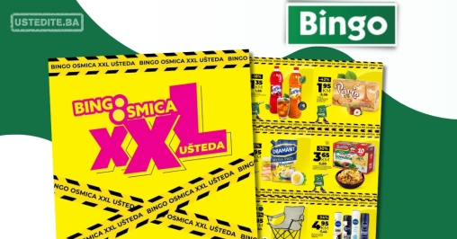 Bingo osmica – XXL ušteda 28.4-5.5.2025.