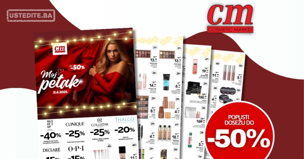 CM sniženje do 50% SUPER PETAK 11.4.2025.