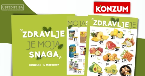 Konzum katalog ZDRAVE NAMIRNICE 29.4-12.5.2025.