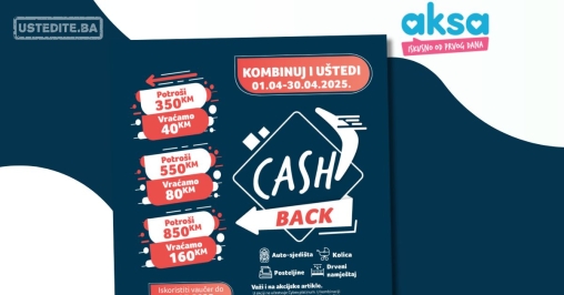 Aksa CASH BACK 4.3-30.4.2025.