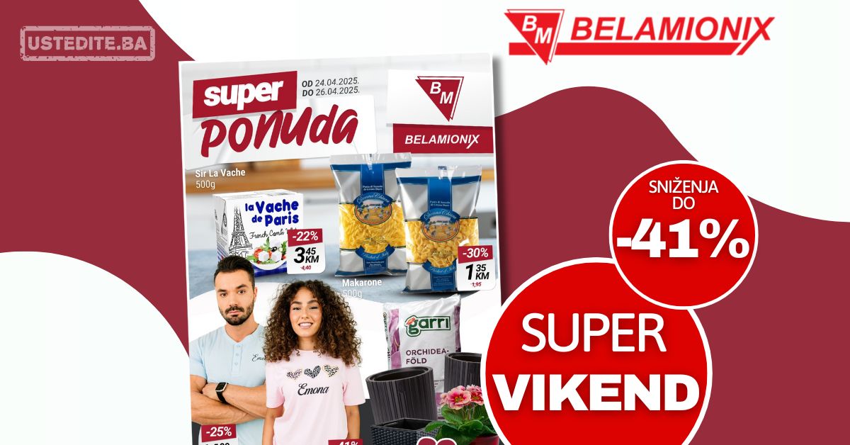 Belamionix vikend akcija 24-26.4.2025.