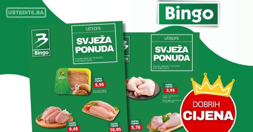 Bingo MESNICA – akcija do 27.4.2025.