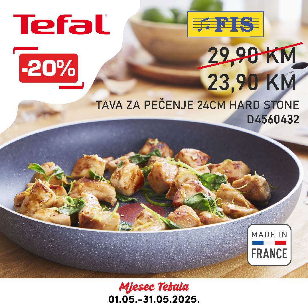 Fis akcija TEFAL – sniženje do 31.5.2025.