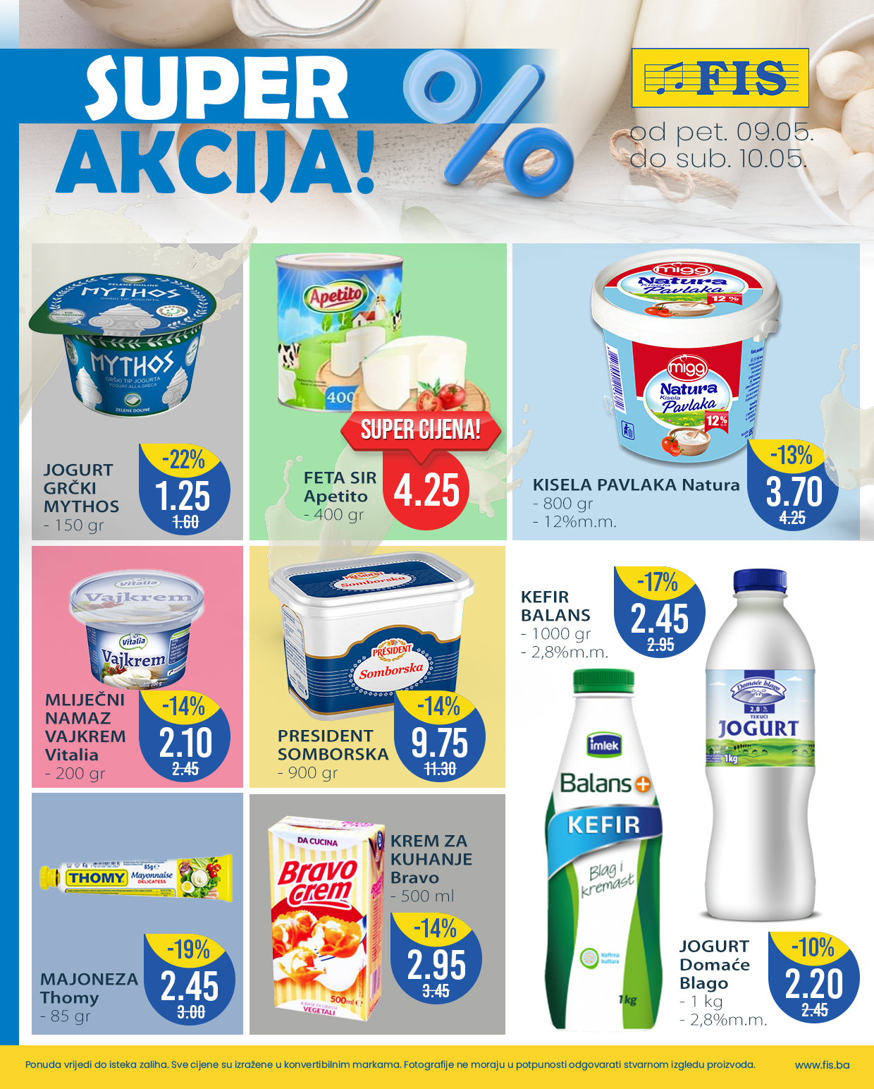 Fis vikend akcija 9-10.5.2025.