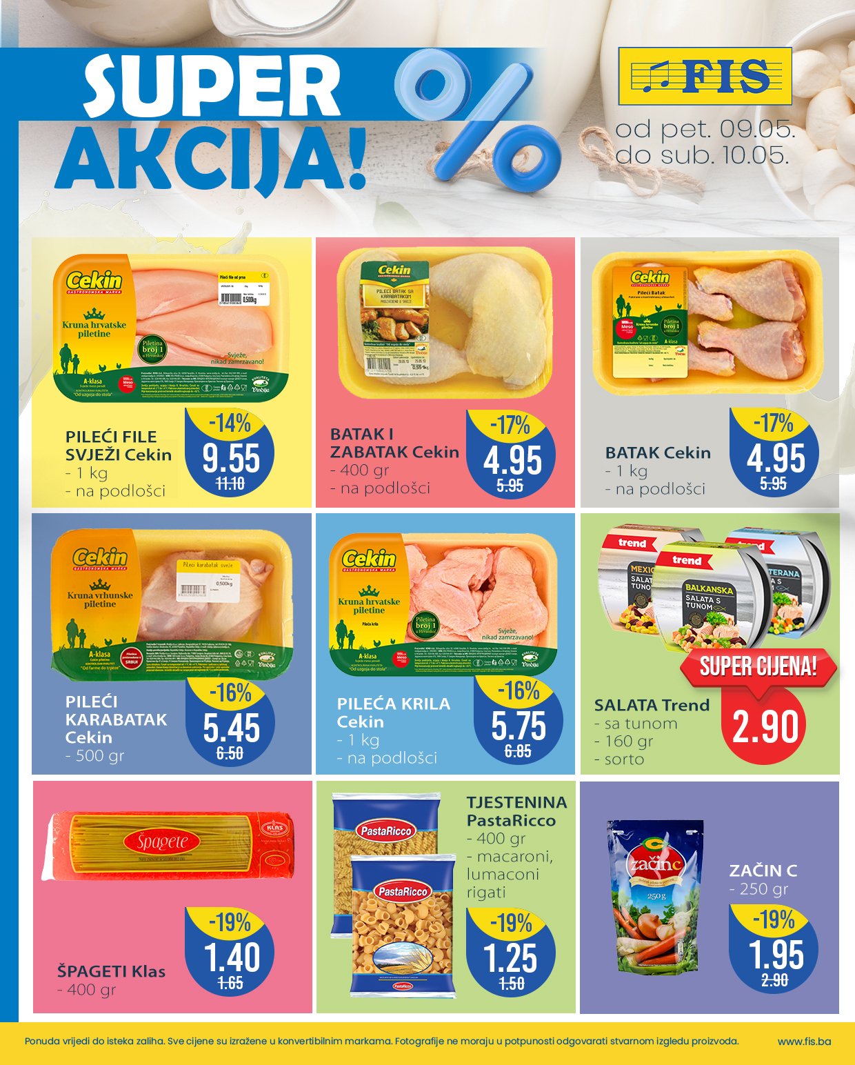 Fis vikend akcija 9-10.5.2025.