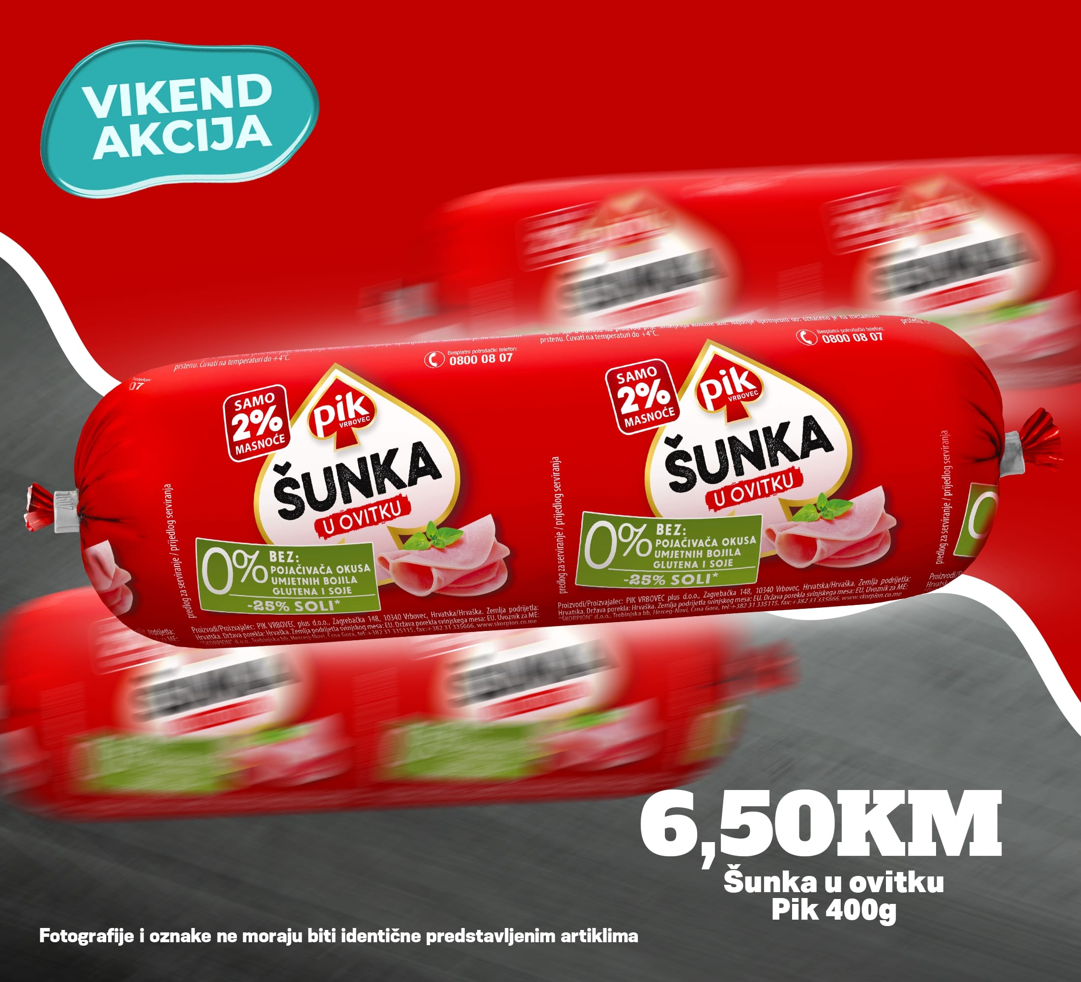 Kort vikend akcija 16-18.5.2025.