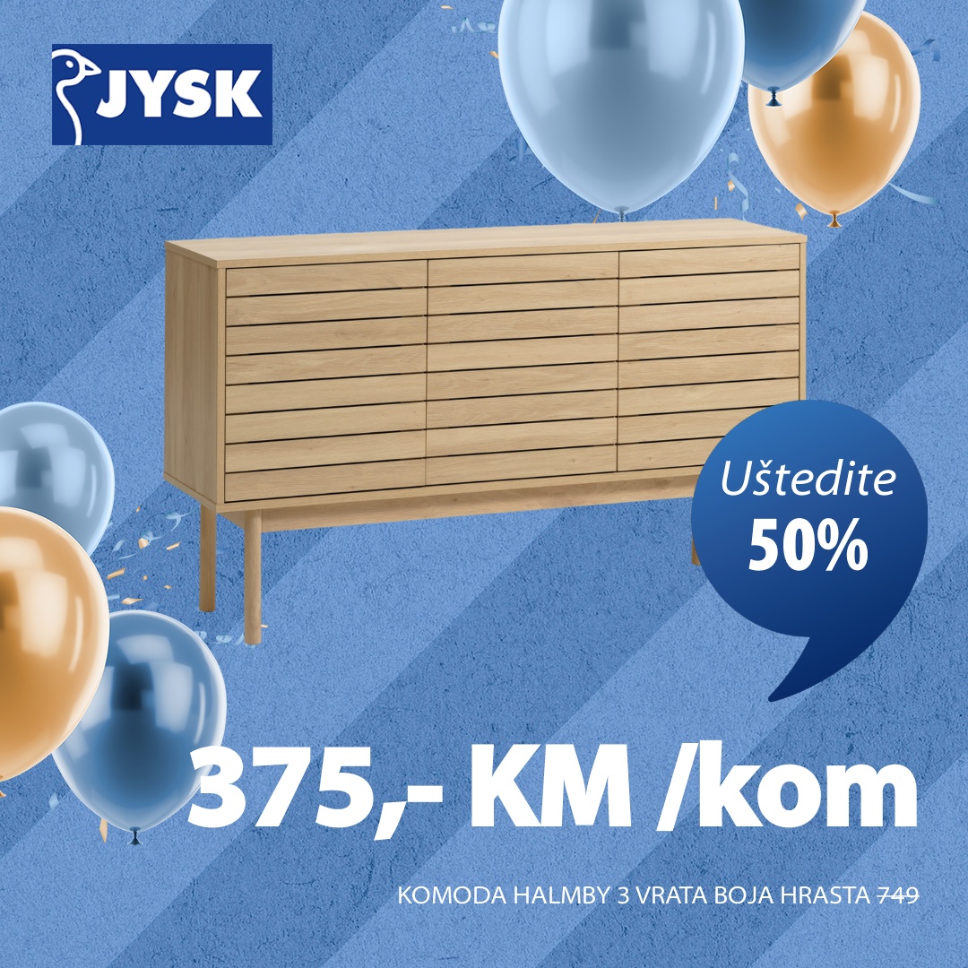 Jysk TOP SNIŽENJE – akcija do 6.5.2025.