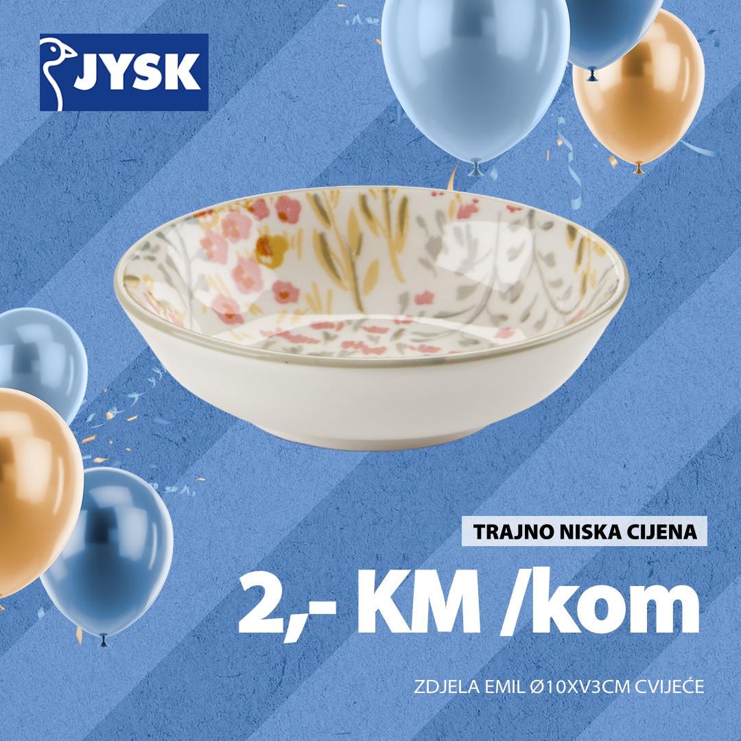 Jysk TOP SNIŽENJE – akcija do 6.5.2025.