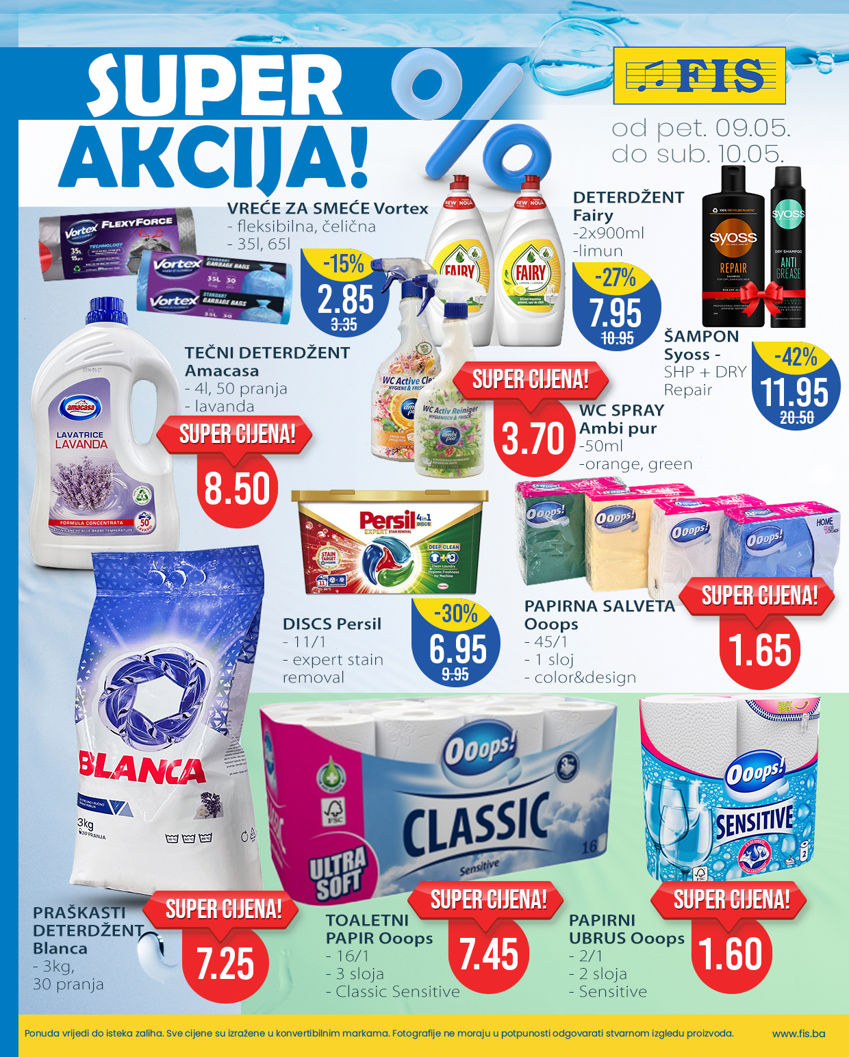 Fis vikend akcija 9-10.5.2025.