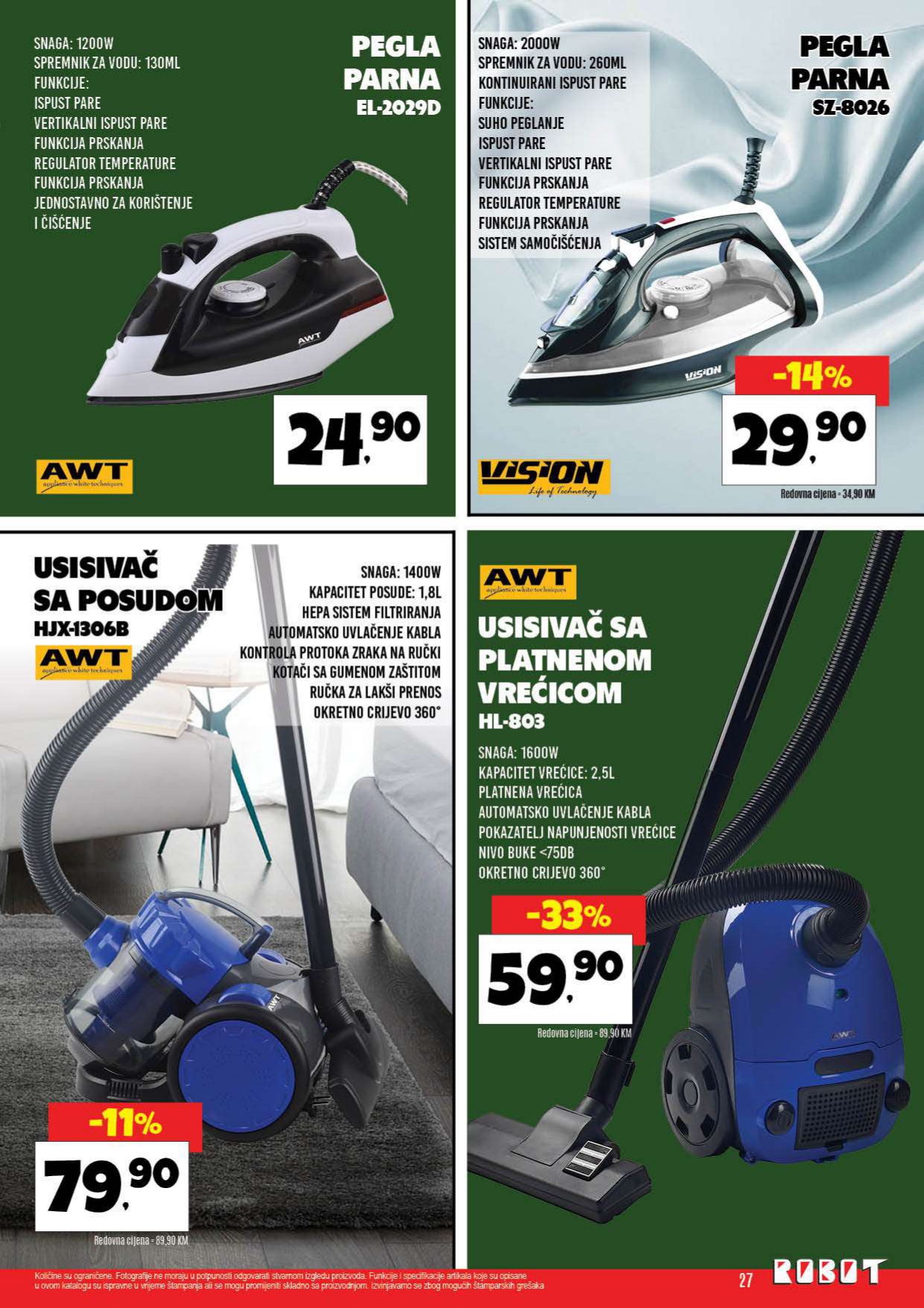Robot BAJRAMSKA AKCIJA 29.5-8.6.2025.