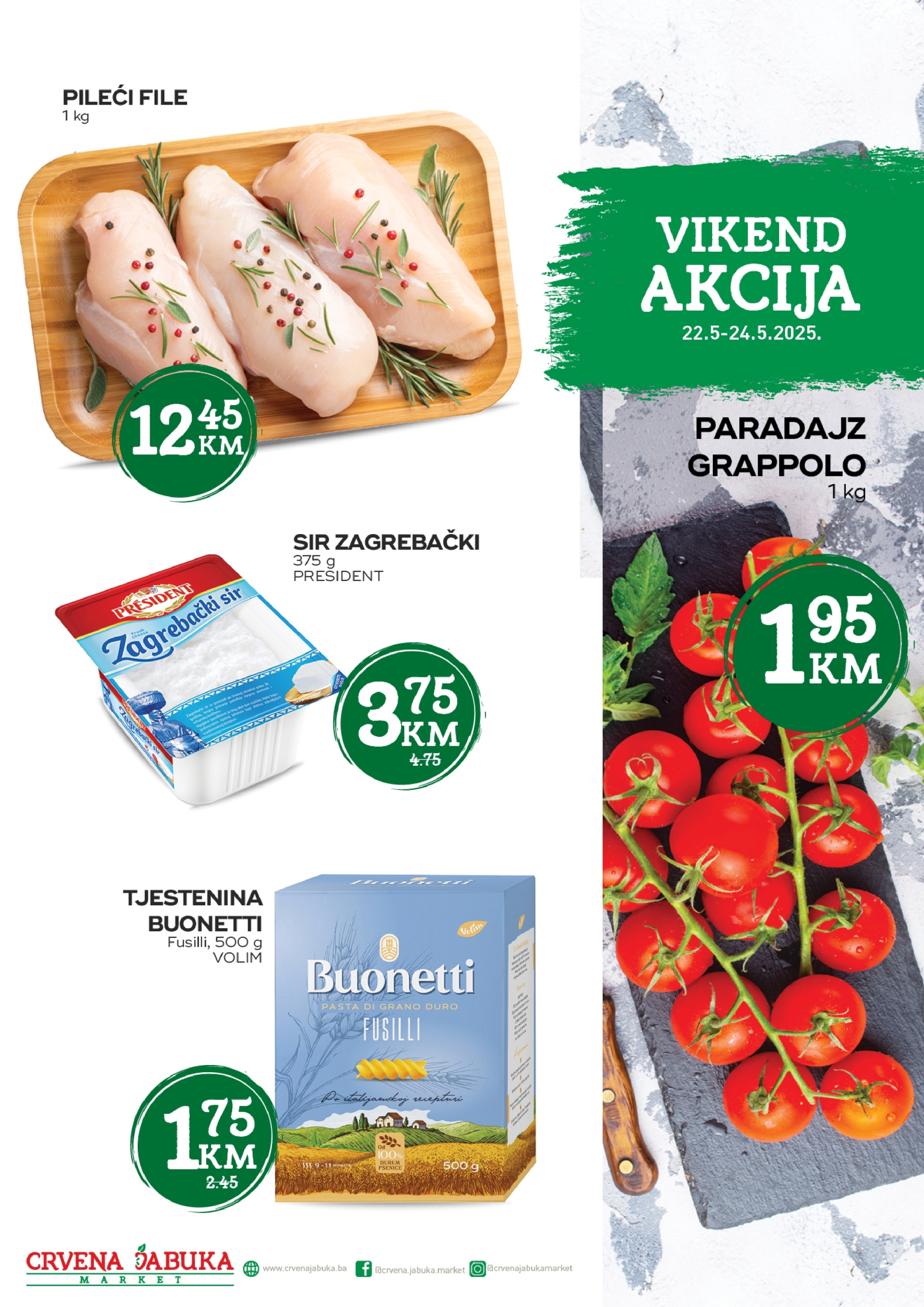 Crvena jabuka vikend akcija 22-24.5.2025.