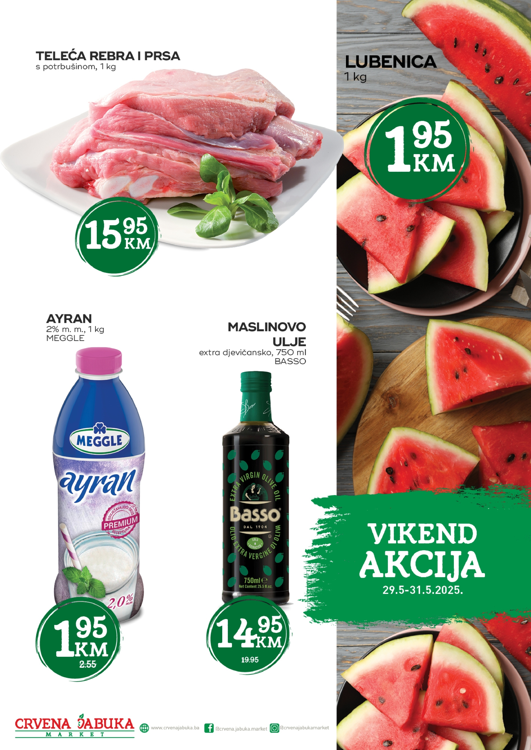 Crvena jabuka vikend akcija 29-31.5.2025.