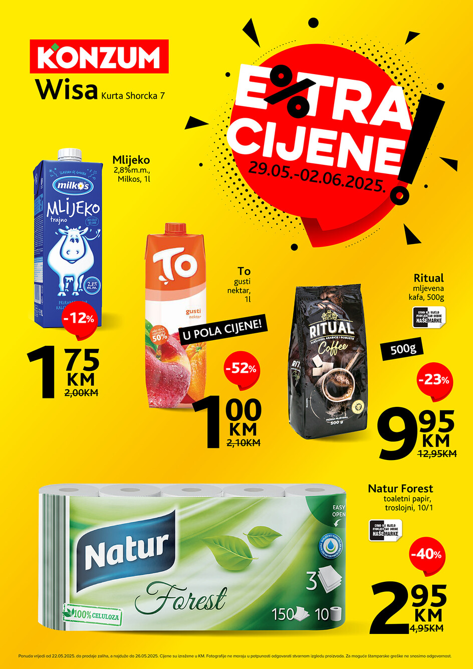Konzum WISA 29.5-2.6.2025.