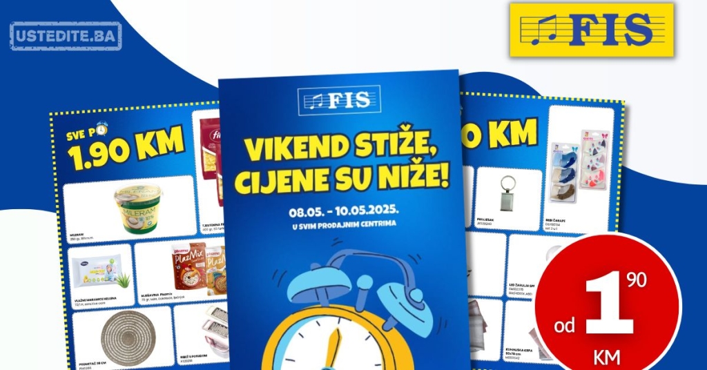 Fis vikend akcija 8-10.5.2025.