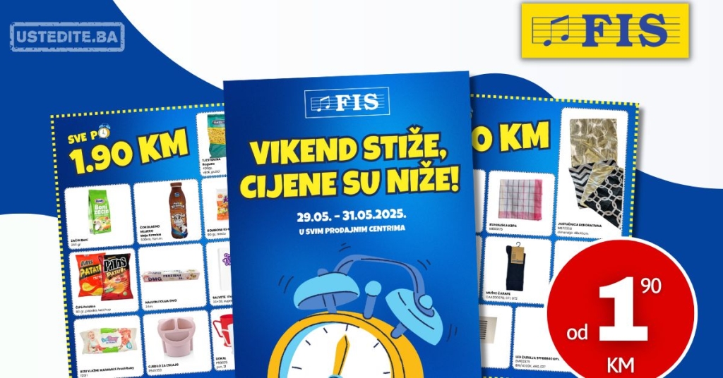 Fis vikend akcija 29-31.5.2025.
