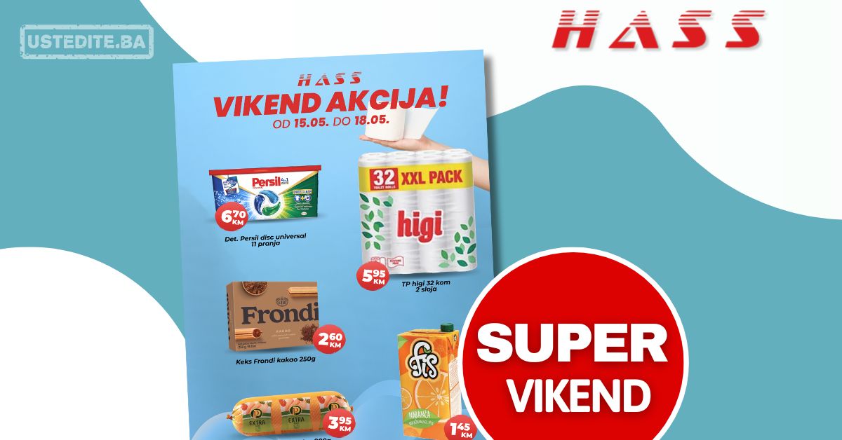Has komerc vikend akcija 15-18.5.2025.
