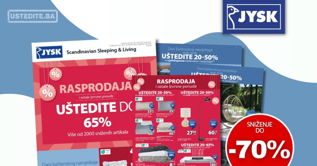 Jysk katalog RASPRODAJA 28.5-10.6.2025.