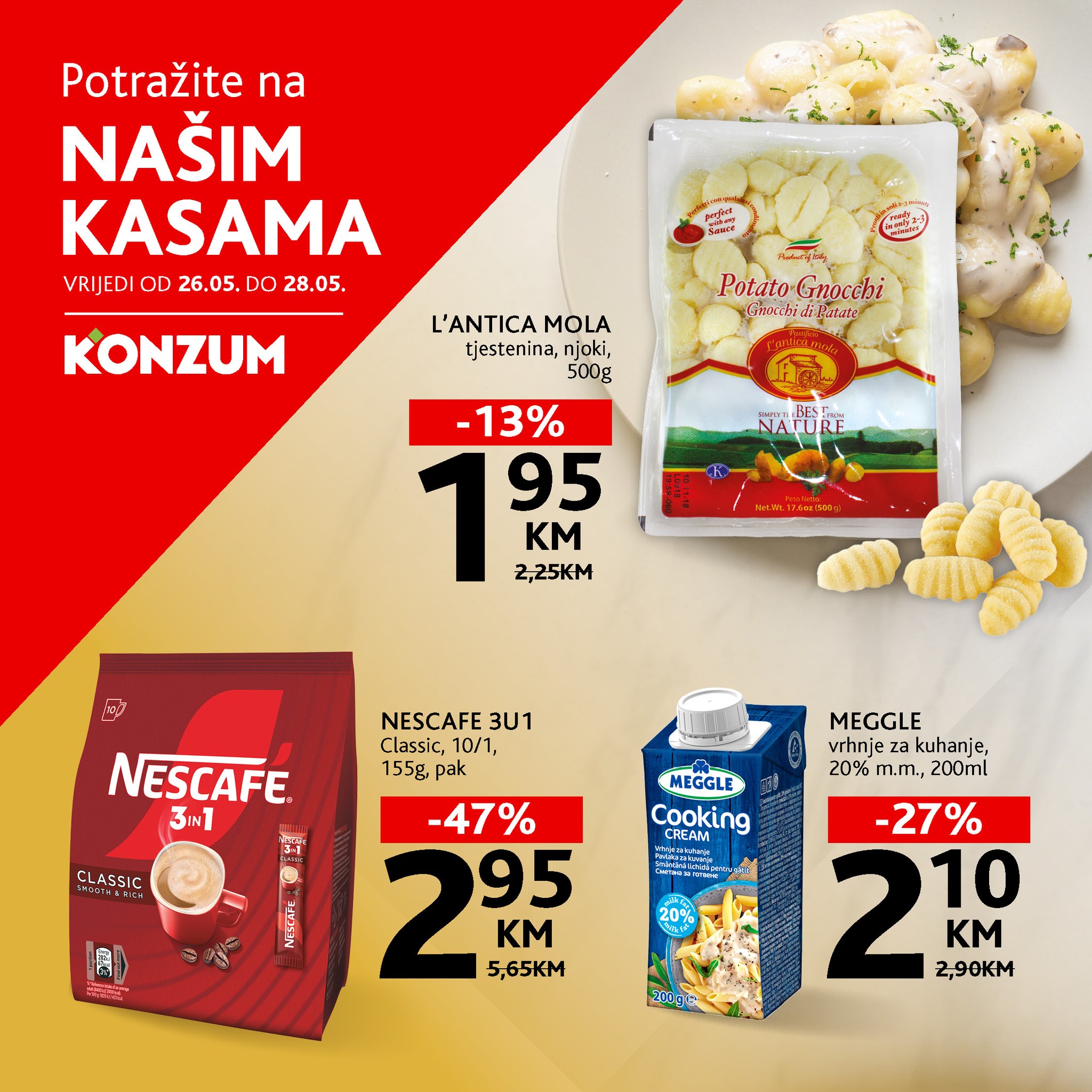 KONZUM akcija na kasama 