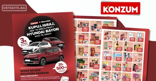 Konzum KUPUJ I OSVOJI vrijedne nagrade