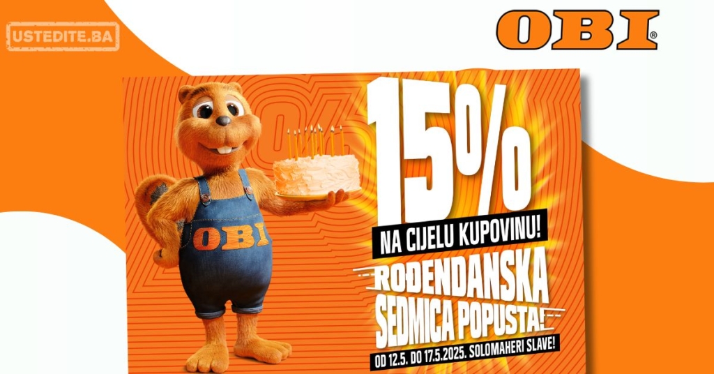OBI slavi 22. rođendan 12-17.5.2025.