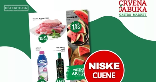 Crvena jabuka vikend akcija 29-31.5.2025.