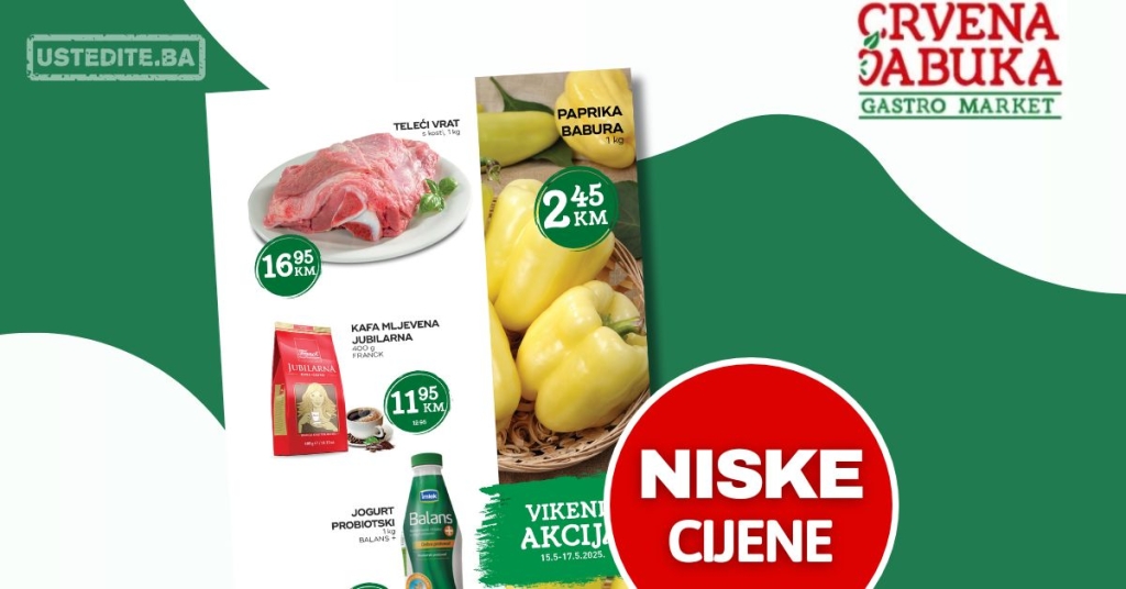 Crvena jabuka vikend akcija 15-17.5.2025.