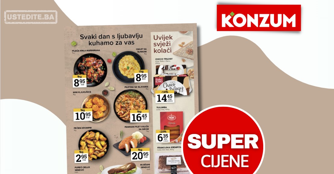 Konzum GASTRO PONUDA - akcija do 26.5.2025.