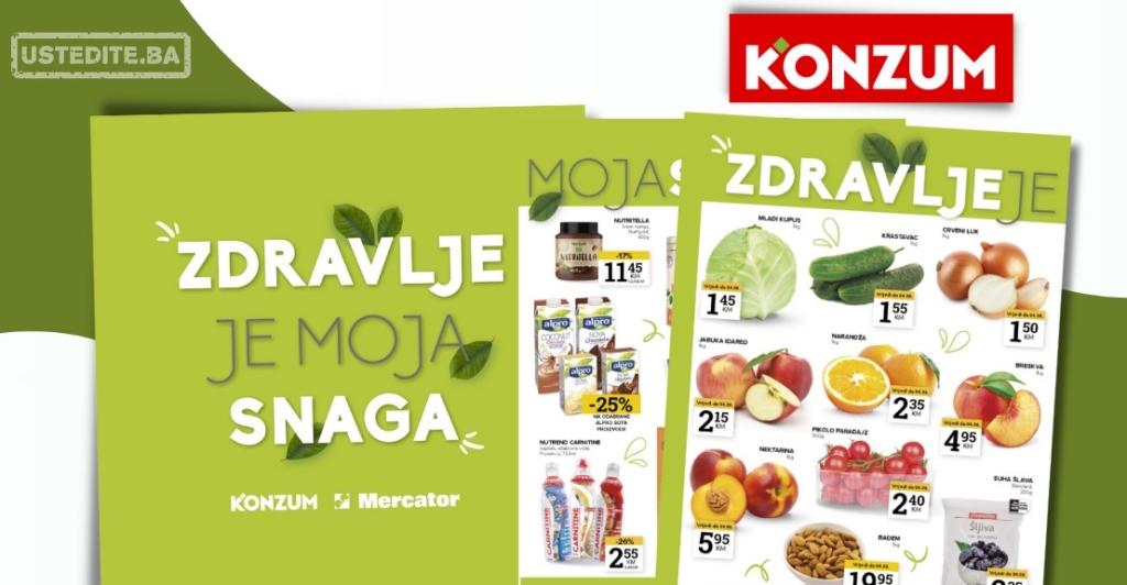Konzum katalog ZDRAVE NAMIRNICE 27.5-9.6.2025.