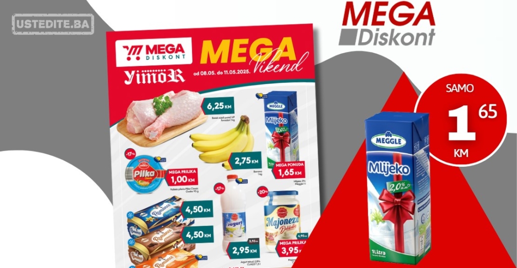 Mega Diskont vikend akcija 8-11.5.2025.