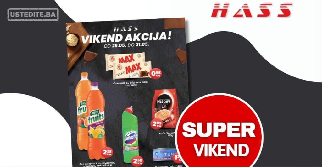 Has komerc vikend akcija 29-31.5.2025.