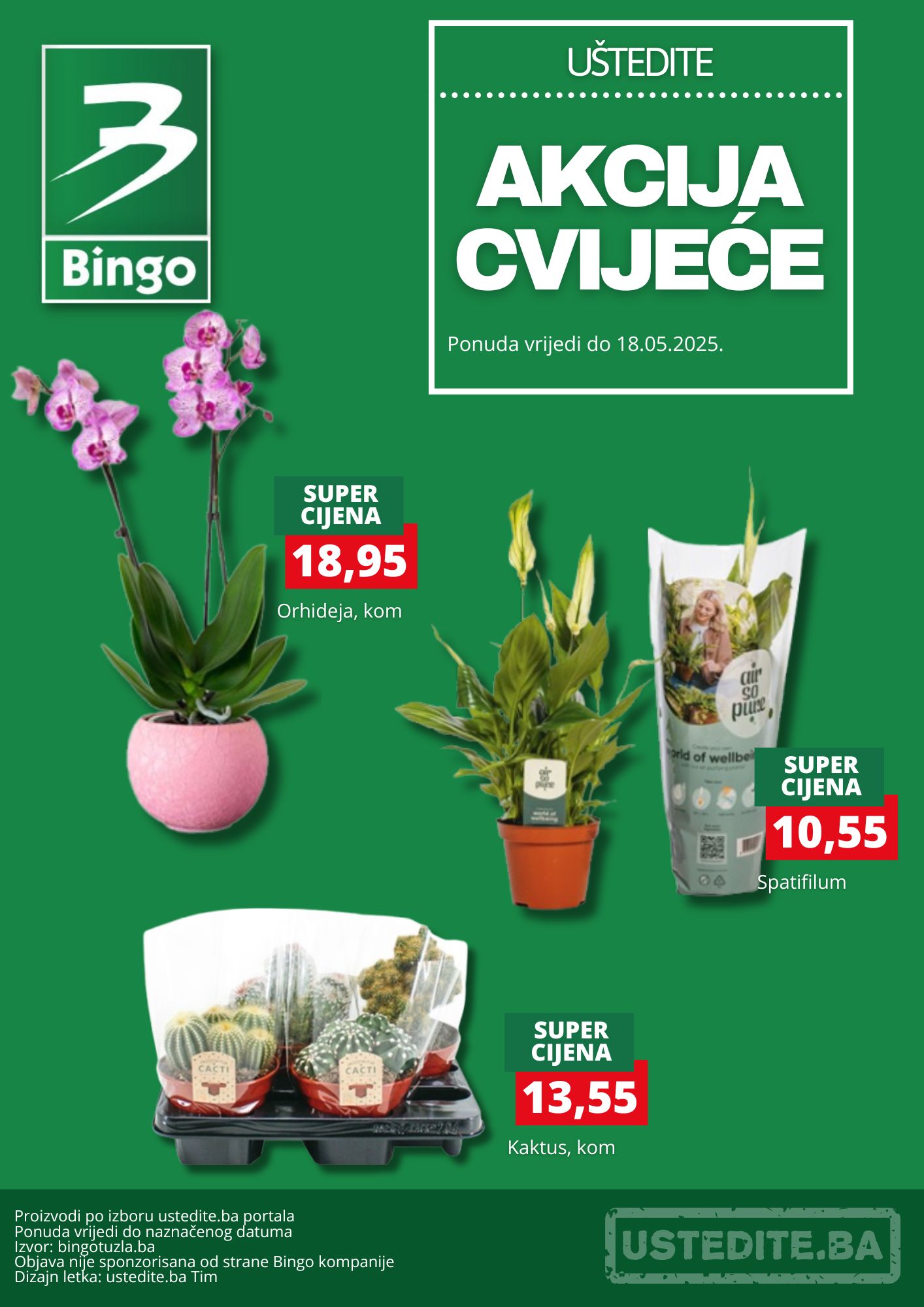 Bingo CVIJEĆE – sniženje do 18.5.2025.