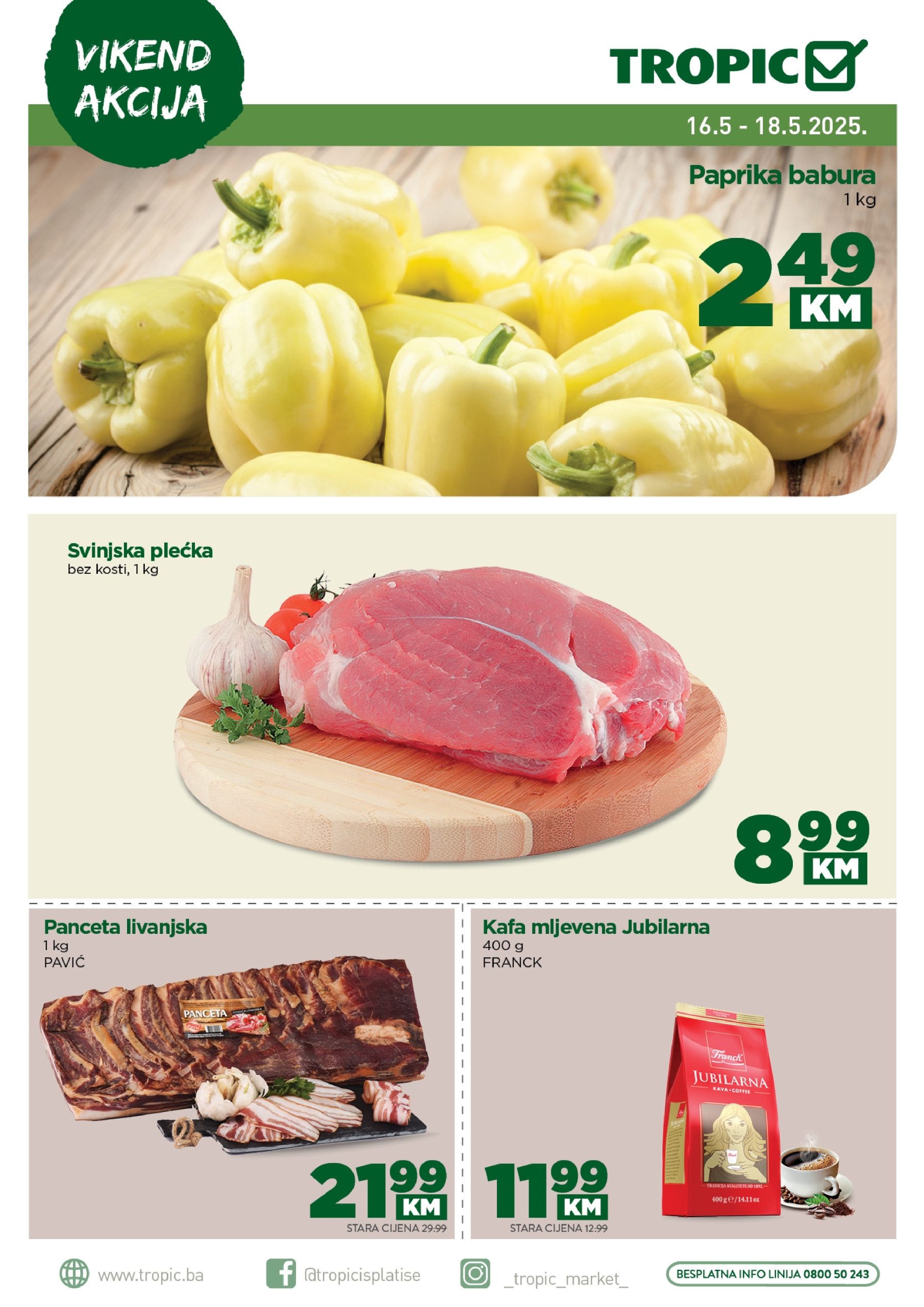 Tropic vikend akcija 16-18.5.2025.