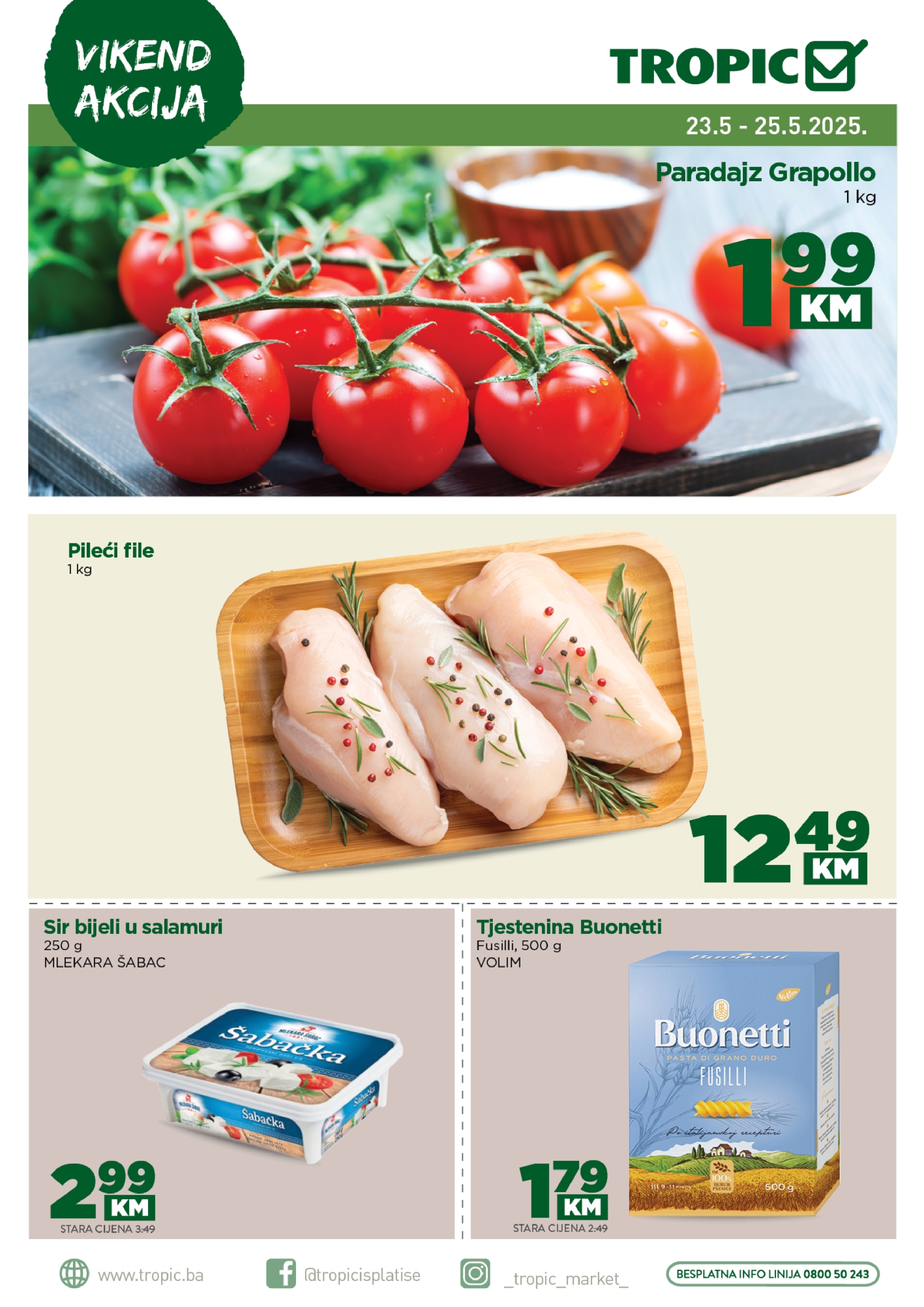 Tropic vikend akcija 23-25.6.2025.