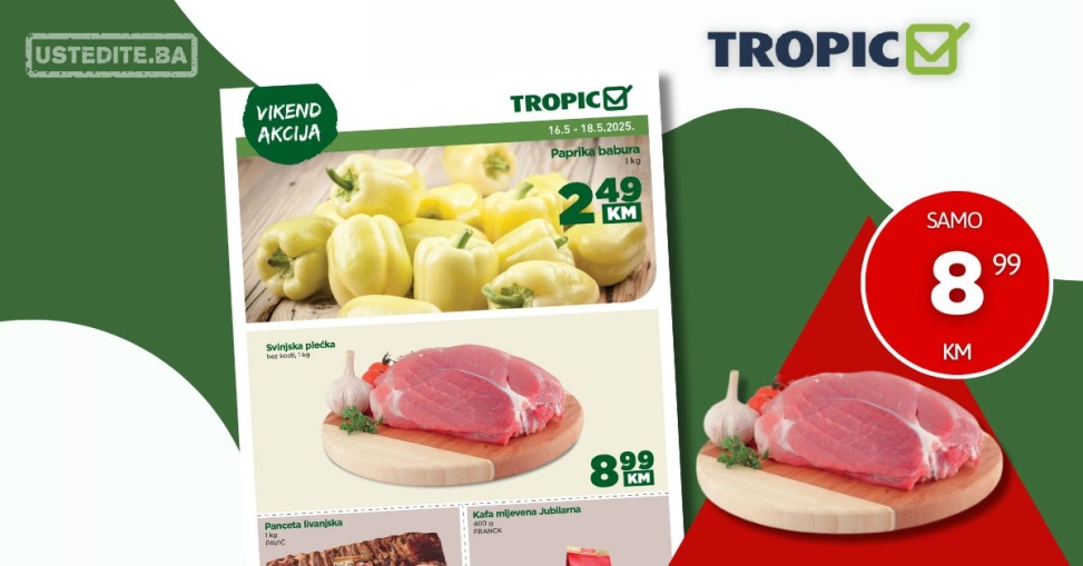 Tropic vikend akcija 16-18.5.2025.