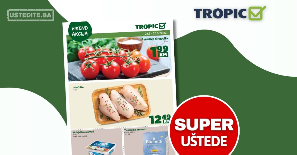 Tropic vikend akcija 23-25.6.2025.