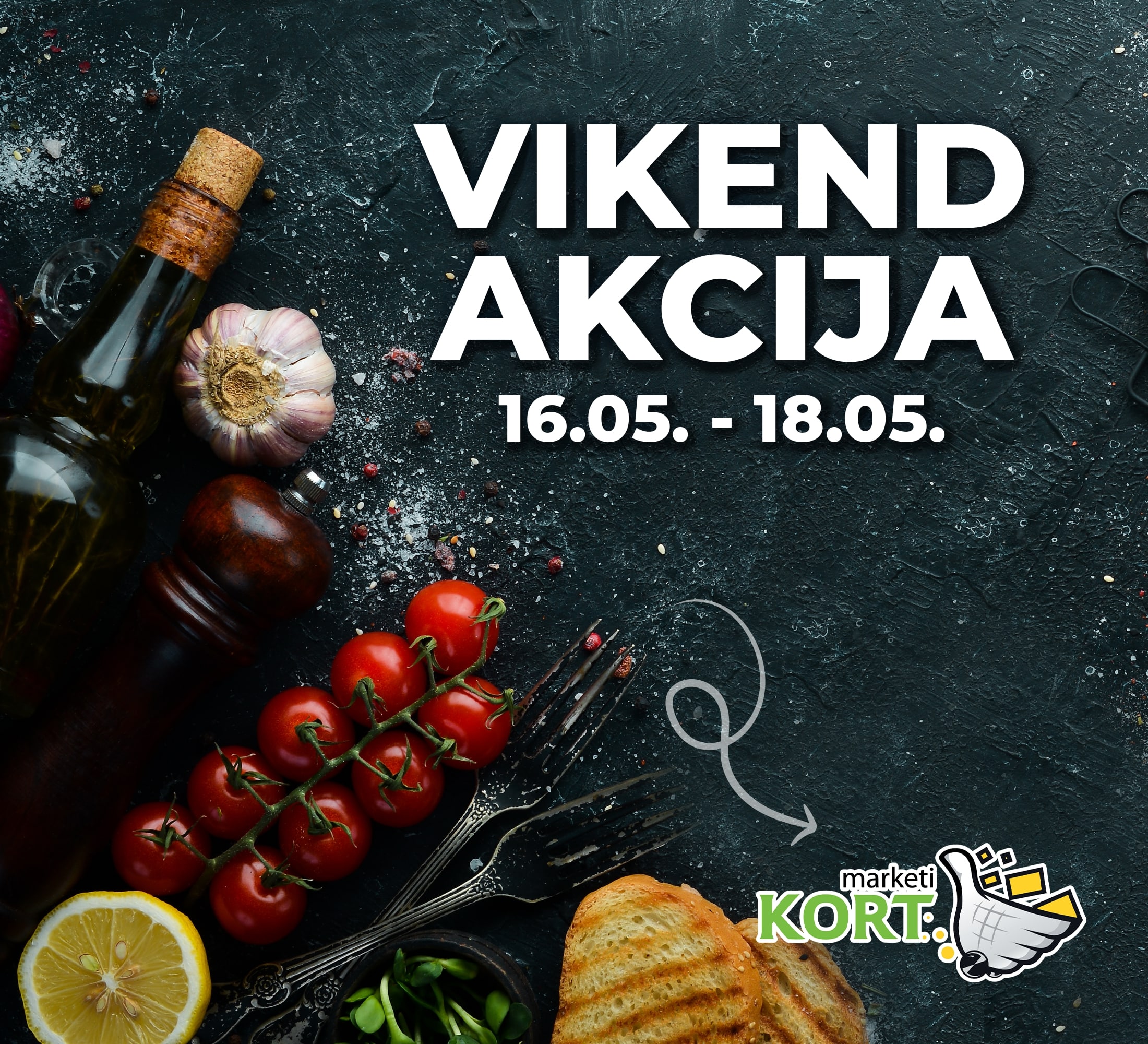Kort vikend akcija 16-18.5.2025.
