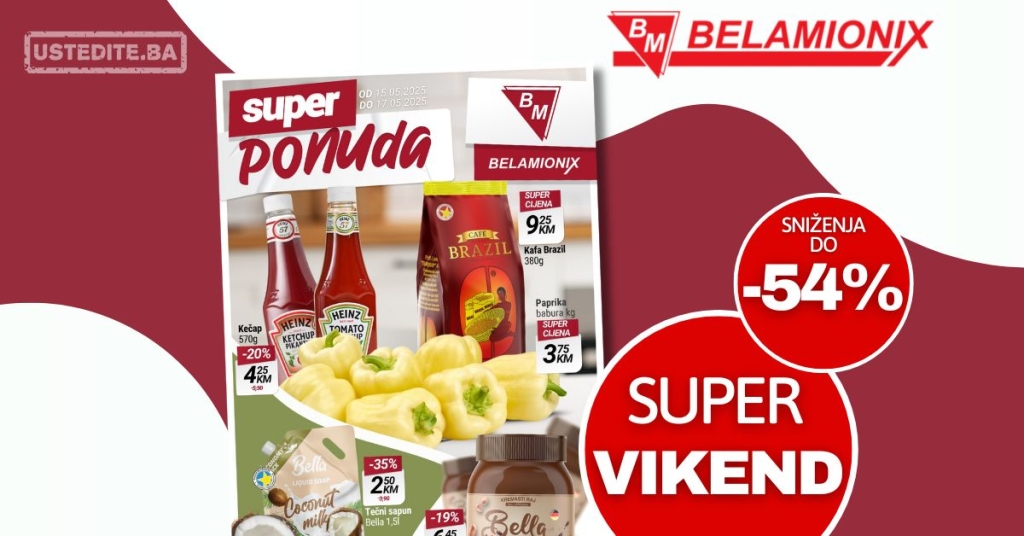 Belamionix vikend akcija 15-17.5.2025.