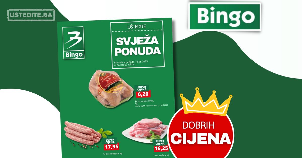 Bingo SVJEŽA PONUDA - akcija do 14.5.2025.