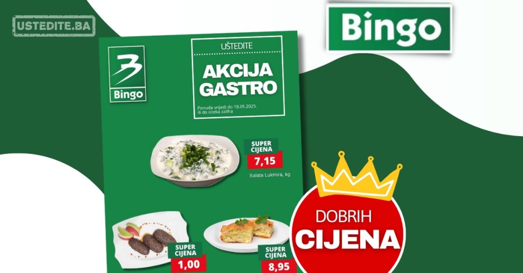 Bingo akcija GASTRO PONUDA