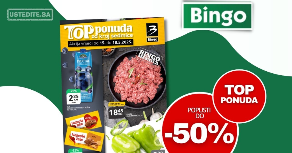 Bingo vikend akcija 15-18.5.2025.