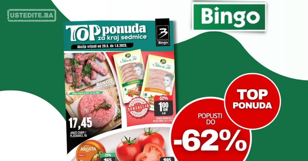 Bingo vikend akcija 29.5-1.6.2025.
