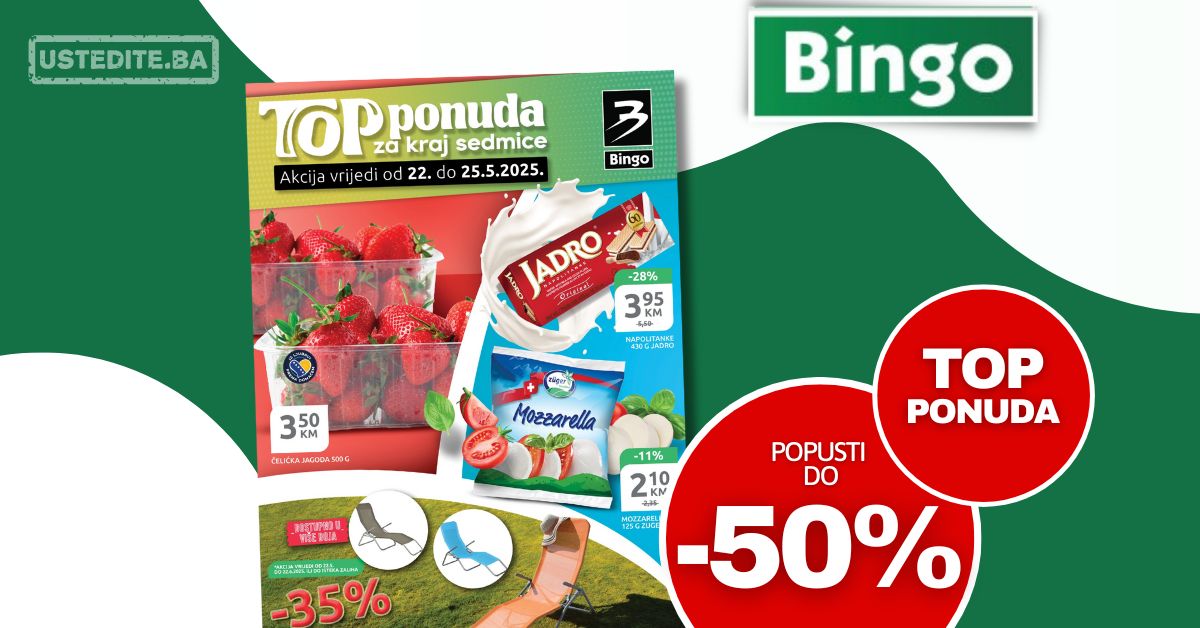 Bingo vikend akcija 22-25.5.2025.