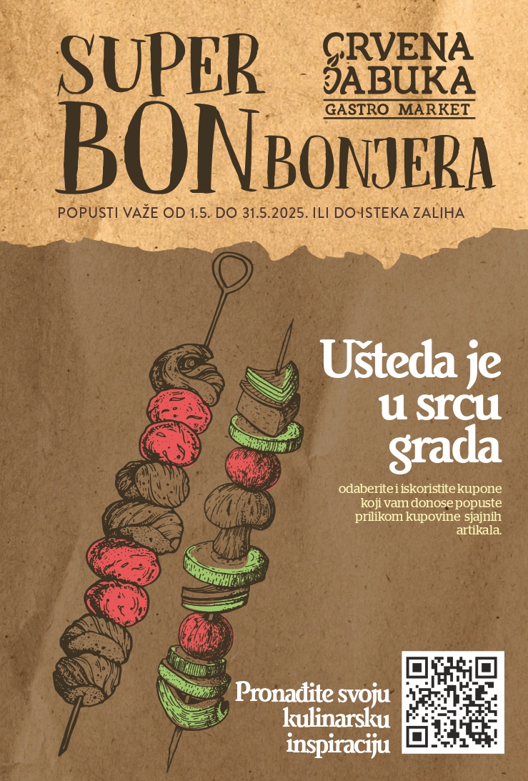 Crvena jabuka GASTRO MARKET 1-31.5.2025.