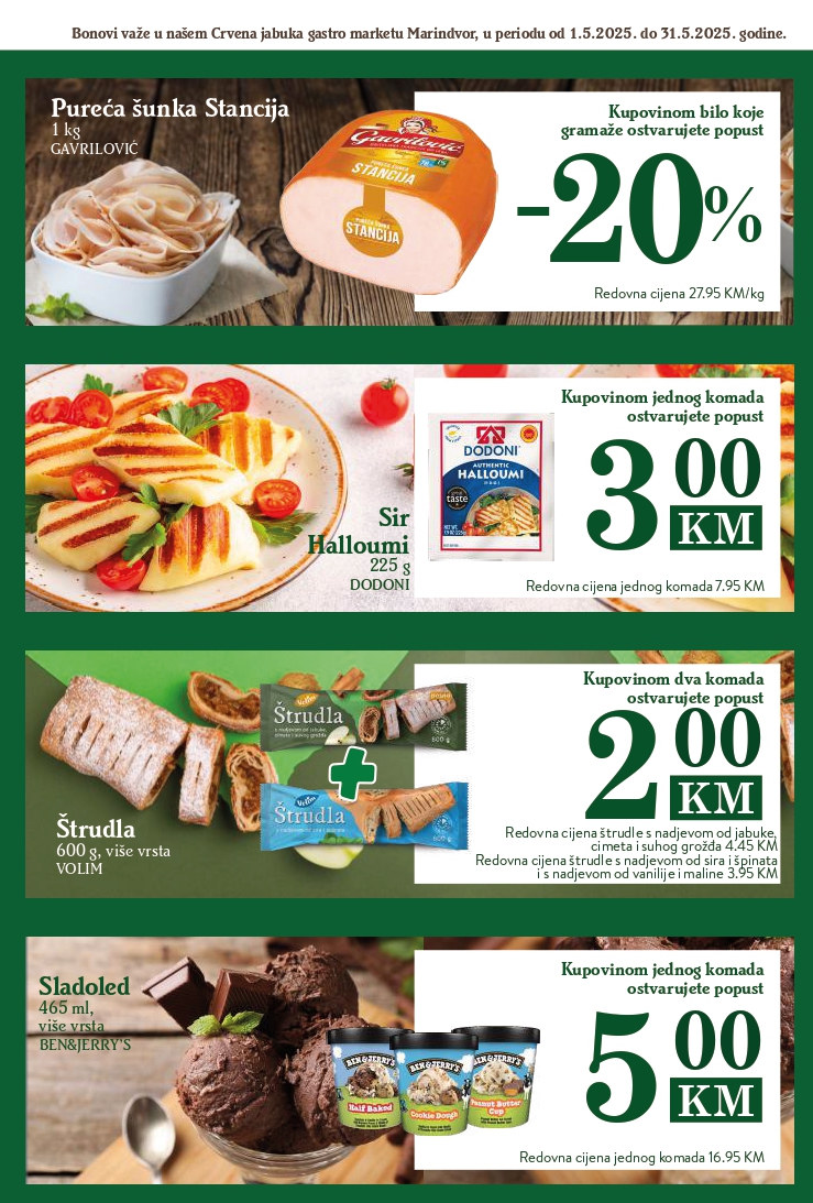 Crvena jabuka GASTRO MARKET 1-31.5.2025.